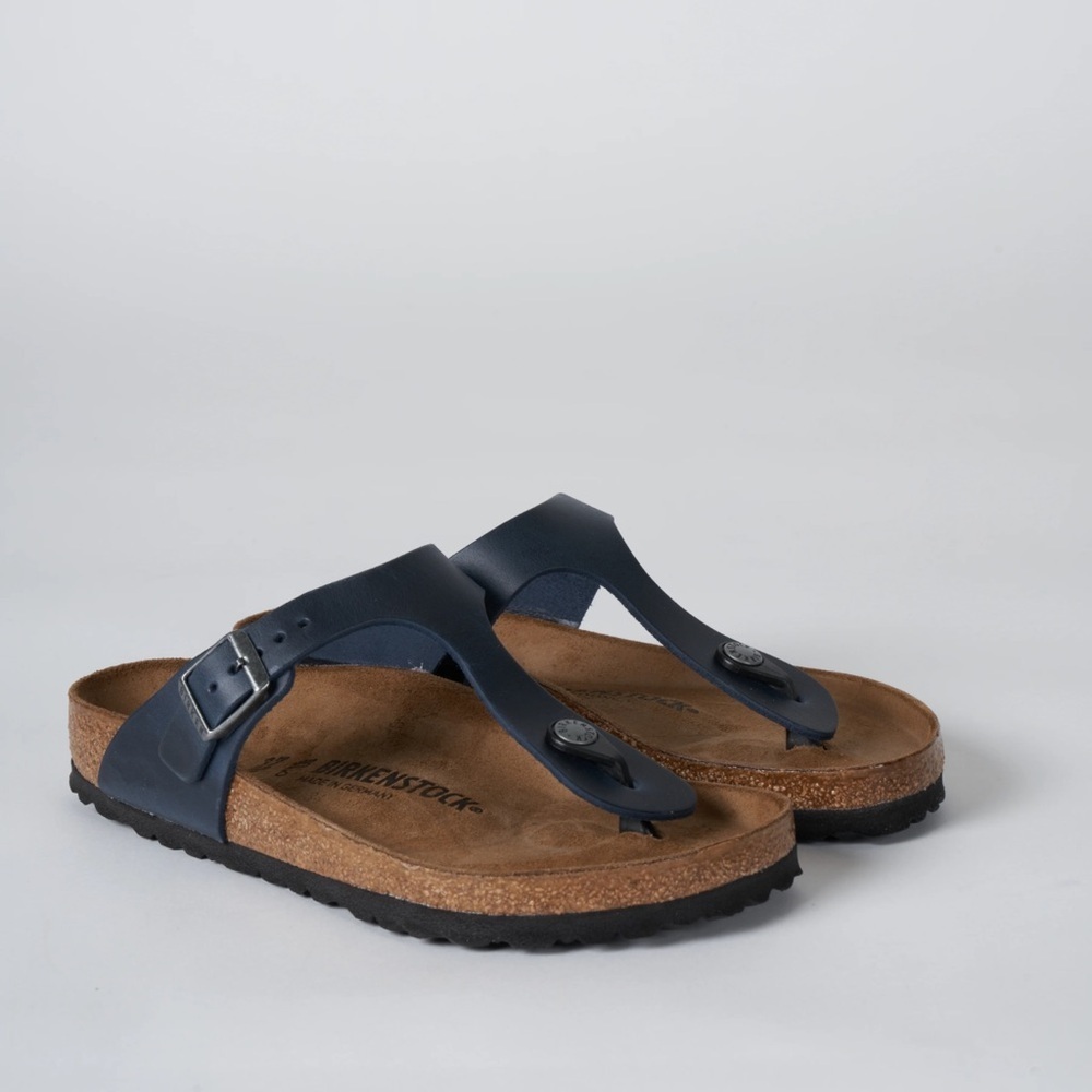 Birkenstock women’s Navy and Brown Sandals